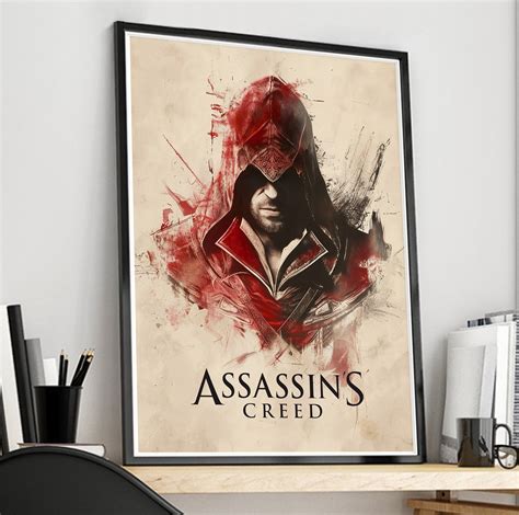 Abstract Image Of Assassins Creed Ii Ezio Auditore Da Firenze