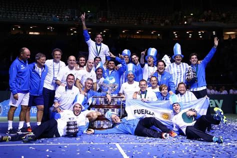 Las 27 Fotos Del Festejo Del Equipo Argentino De Copa Davis Infobae