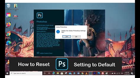 How To Reset Photoshop Setting By Designing Tutorials YouTube