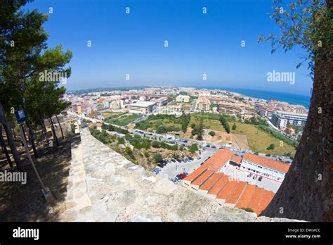 Arabic castle in Denia Spain Stock Photo - Alamy