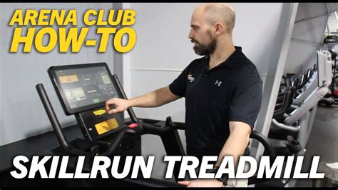 Arena Club How To - All the TechnoGym SkillRun Treadmill has to Offer - YouTube