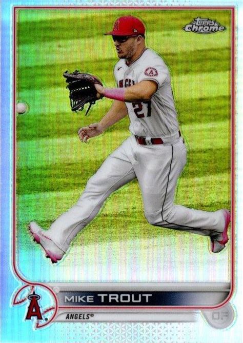 Topps Chrome Refractor Mike Trout Trading Card Database