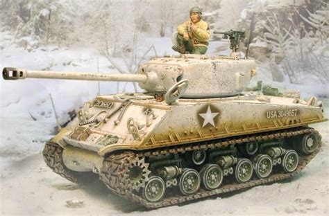 Winter American M4A3E8 Easy Eight Sherman--RETIRED--LAST ONE ...