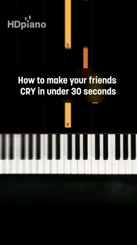 Cry Piano Tutorial In 2024 Piano Tutorial Piano Piano Music