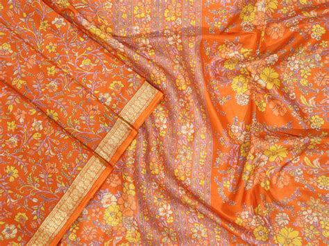 Vintage Sari Pure Silk Indian Saree Silk Fabric By Yards Crafts