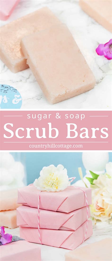 Sugar Soap Scrub Bars With Essential Oils