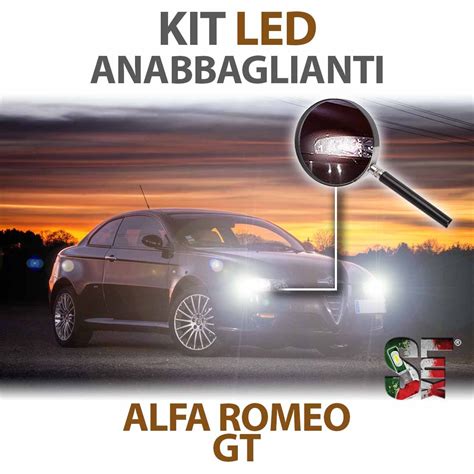 Lampade Led Anabbaglianti H Per Alfa Romeo Gt Con