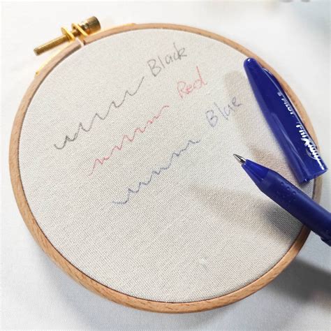 Frixion Heat Erasable Pen Fabric Use Heat Erasable Pen Hand Embroide