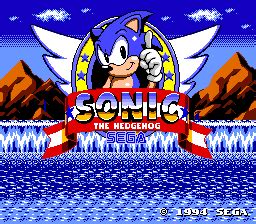 Sonic The Hedgehog - NES Title Screen (GIF) by SupaStarFox on ...