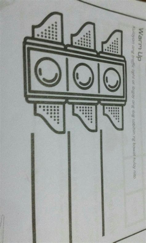 Kulayan Ang Traffic Light At Ibigay Ang Ibig Sabihin Nito Brainlyph