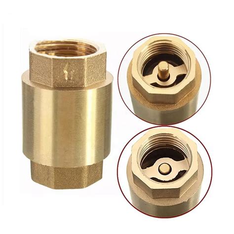 Brass Swing Vertical Check Valve Cw617n Non Return Brass Spring Check