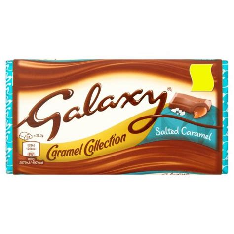 Galaxy Salted Caramel Chocolate Bar 135g Britishfoodmart