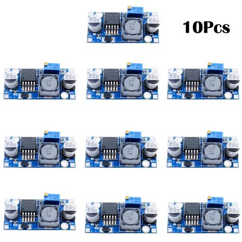 Module Abaisseur Lm2596 1 À 10 Pièces Convertisseur Buck Réglable Dc