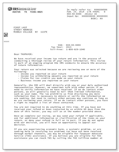 Irs Tax Notices Letters