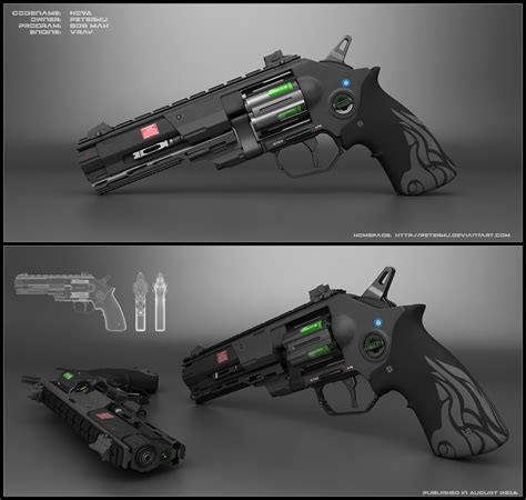 Nova Sci Fi Revolver Concept By Peterku On Deviantart