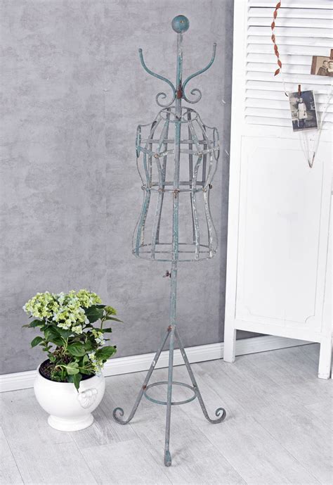 Manekin Krawiecki Shabby Chic Metalowy Sklep Antyki Pl