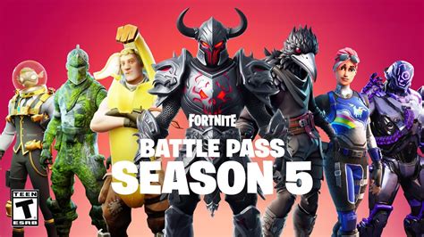 Fortnite SEASON 5 Battle Pass NOW AVAILABLE YouTube