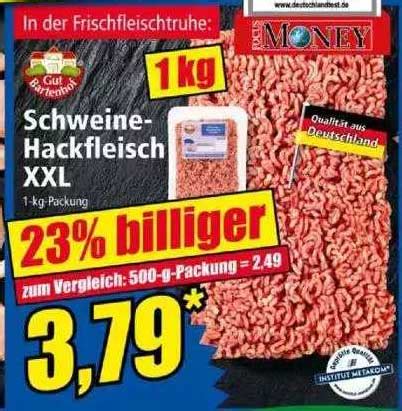 Gut Bartenhof Schweine Hackfleisch XXL Angebot Bei NORMA 1Prospekte De