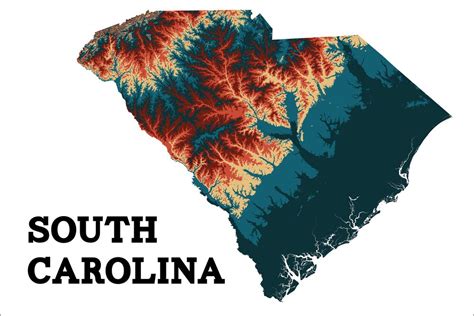 South Carolina Topographic Map Ailina Laurette