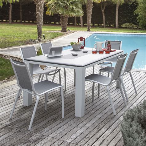 Table Et Chaise De Jardin En Aluminium Maison Parallele