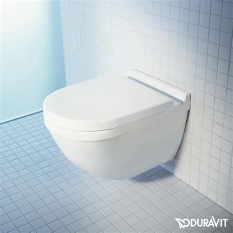 Duravit Starck 3 Wand Tiefspül WC Set mit WC Sitz ohne Spülrand weiß