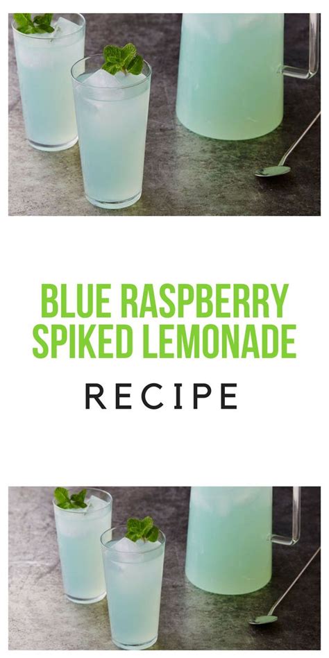 Blue Raspberry Spiked Lemonade Recipe Recipe Spiked Lemonade