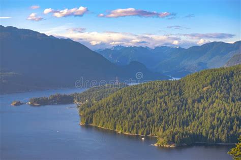 Burrard Inlet Vancouver stock photo. Image of sunset - 62923256