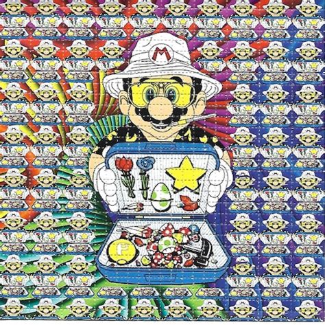 Dealer Mario LSD Acid Blotter Art | Etsy