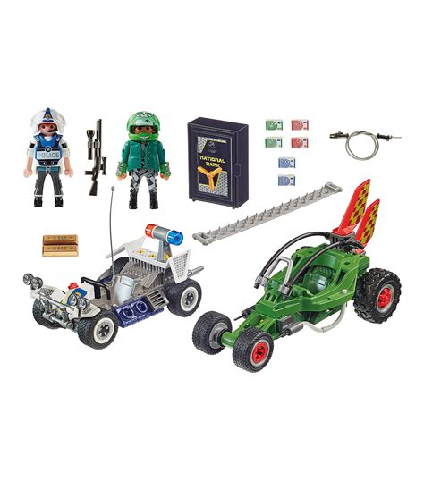 Playmobil Kart Policial Persecuci N Ladr N De Caja Fuerte El