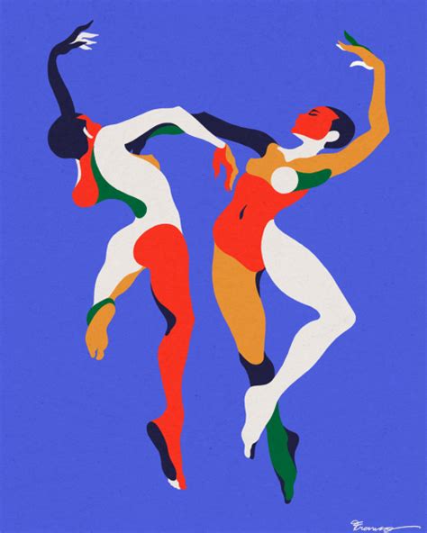 Franco Égalité The Dancers World illustration Awards Illustration