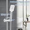 Joyoldelf Mm Adjustable Abs Replacement Hand Shower Rail Head