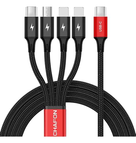 Cable De Carga Multiple En Usb C Micro Usb Cuotas Al Mismo Precio