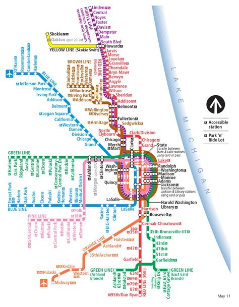 Chicago Cta Loop Map