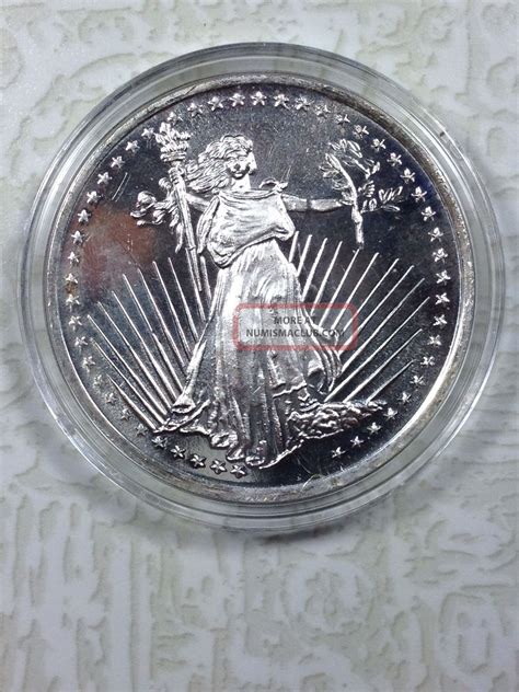 Silvertowne St Gaudens 1oz 999 Fine Silver