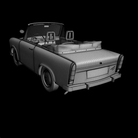 Trabant 601 Cabriolet 3D Model CGTrader