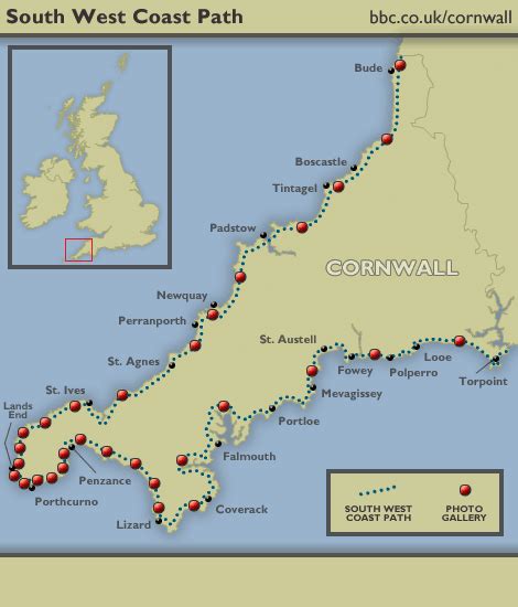 Bbc Cornwall In Pictures Coastpath