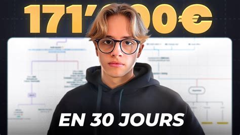 Comment jai fait 171 000 en 30 jours à 20 ans utilise mes process