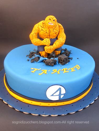 Fantastic 4 Cake The Thing Maria Letizia Bruno Flickr