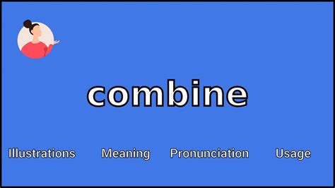 combine meaning  pronunciation youtube