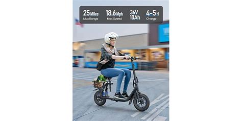 Urbanmax C Electric Scooter With Seat