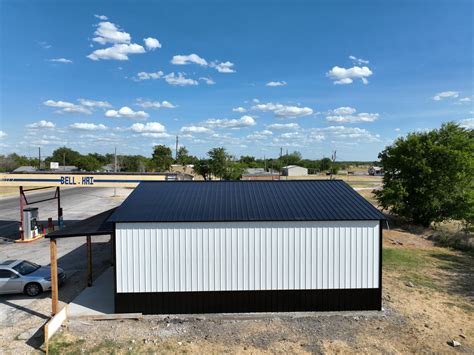 33x35 Metal Building In Heidenheimer Texas 76533 Wolfsteel Buildings