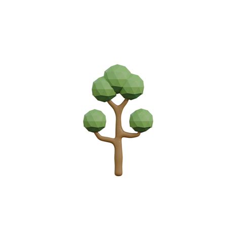 3d Isolated Green Tree 11191017 Png