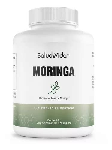 Moringa C Psulas Mg Salud Vida Mx Sabor N A Mercadolibre