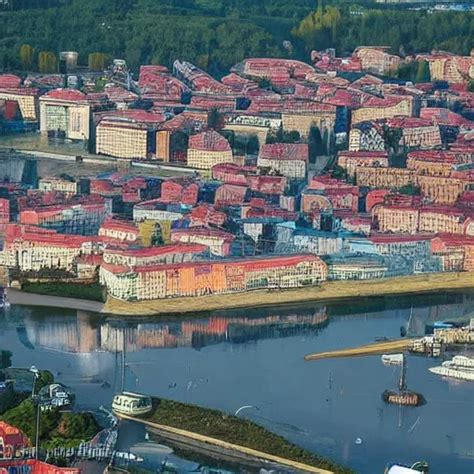 человек сидит на скамеике среди городского пеизажа, | Stable Diffusion ...