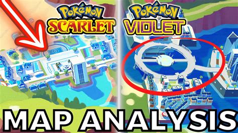 PALDEA MAP Analysis And GYM LEADER Locations For Pokemon Scarlet And