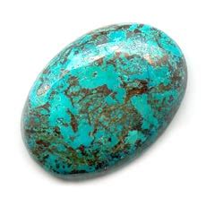 Cabochon Ovale X Mm Chrysocolle Perles Co