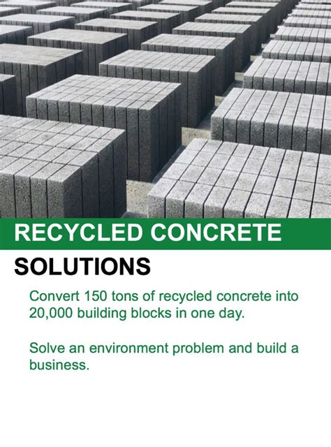 Recycled Concrete Aggregates Recycling Concrete Fibo Intercon