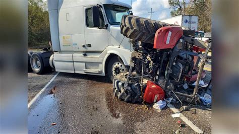 Brproud Crash Victim Airlifted After Tractor Trailer And Tractor Collide In Pointe Coupee Parish