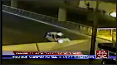 Accidente En San Juan De Miraflores Youtube