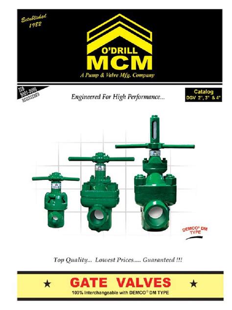 Gate Valves Demco Allpages Pdf